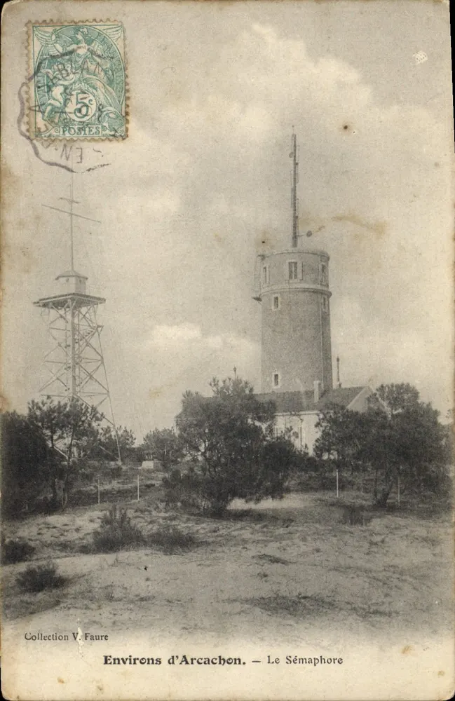 Arredores de Arcachon — O Sémaphore — Coleção V. Faure - Frente