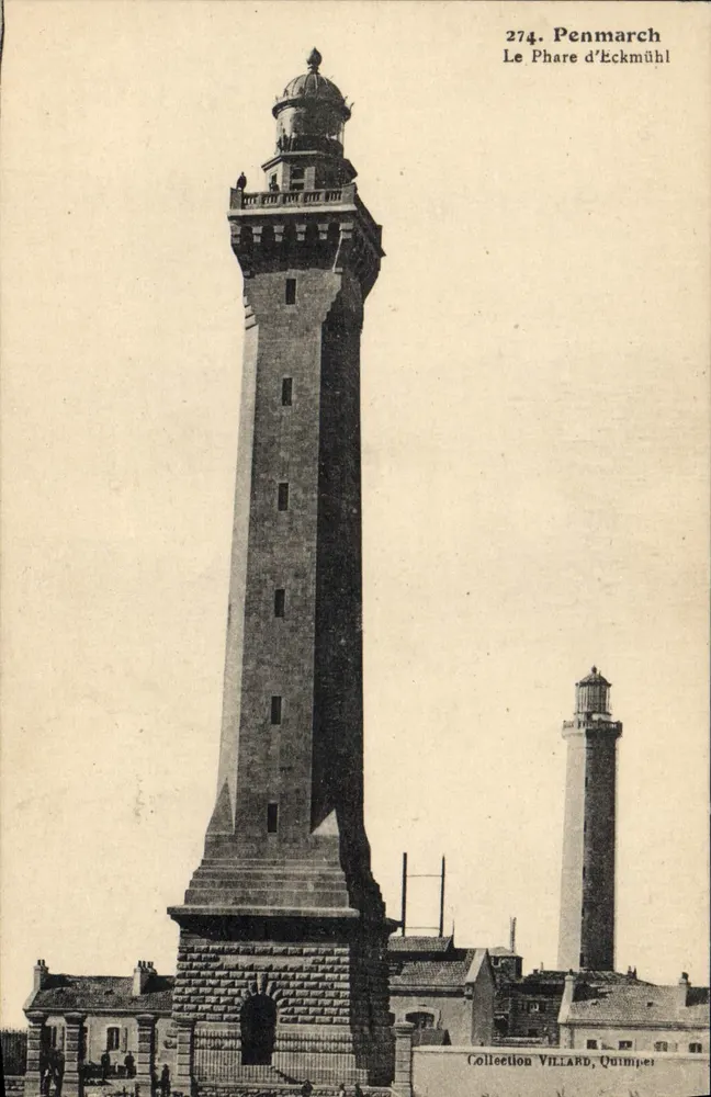 O Farol de Eckmühl — Penmarch — Coleção Villard, Quimper - Frente