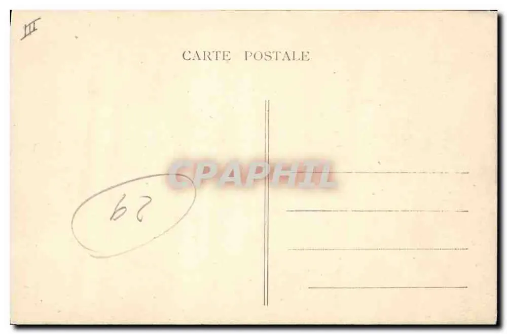 O Farol de Eckmühl — Penmarch — Coleção Villard, Quimper - Verso