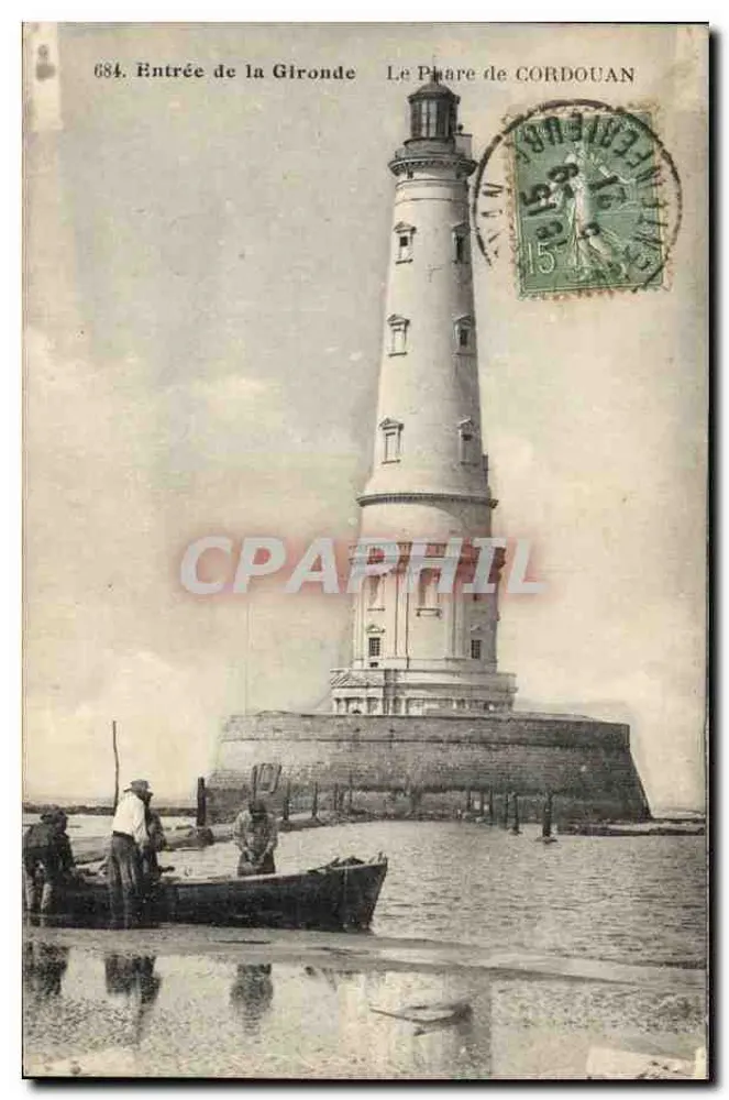 Eingang zur Gironde — Der Leuchtturm von Cordouan — F. Braun, Foto-Verlag, O. Royan (Charente-Inférieure) - Vorderseite