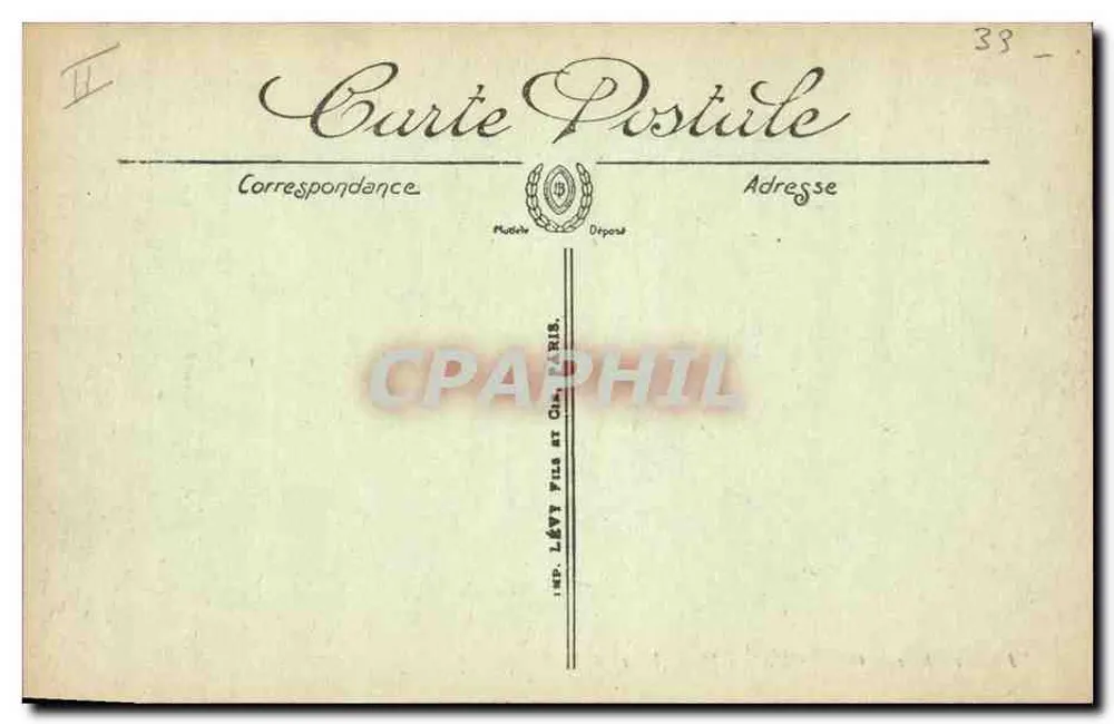 O Farol de CORDOUAN à Maré Baixa — LL. - Verso