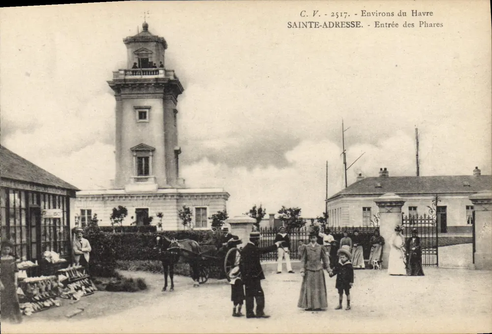 Sainte-Adresse — Invoeging van de lantaarns — CV 2517 - Voorkant