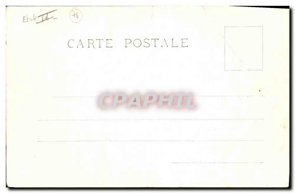 Le Havre — Le Phare de Sainte-Adresse — N.G. — N° II - Verso