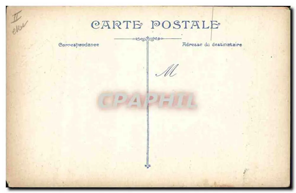Albert Ier — retrato em uniforme militar — L.V.C. Fotógrafo, Paris - Verso