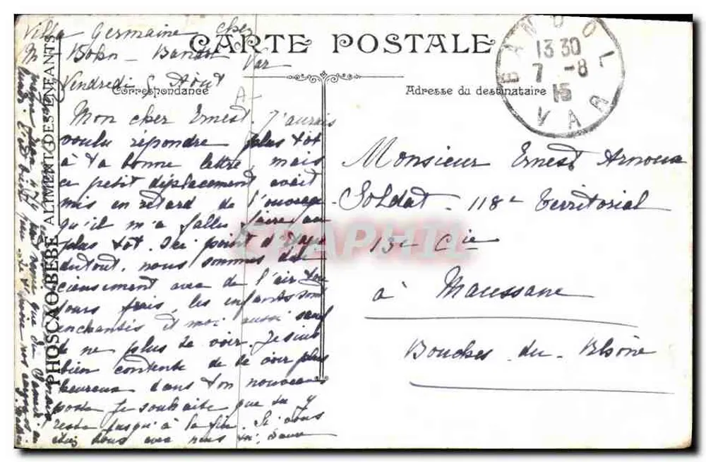 Soldados em emboscada — Em emboscada — Phoscao, L.V.C. - Verso