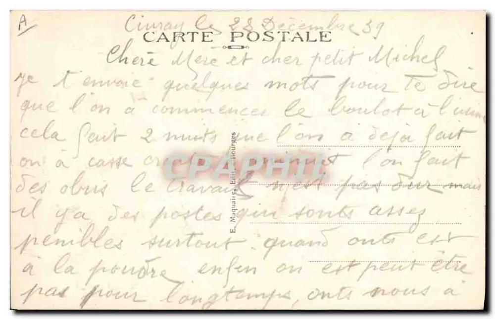 Die alte Chanson Berriaude — Die illustrierten Lieder von Jean RAMEAU — n°169 - Rückseite