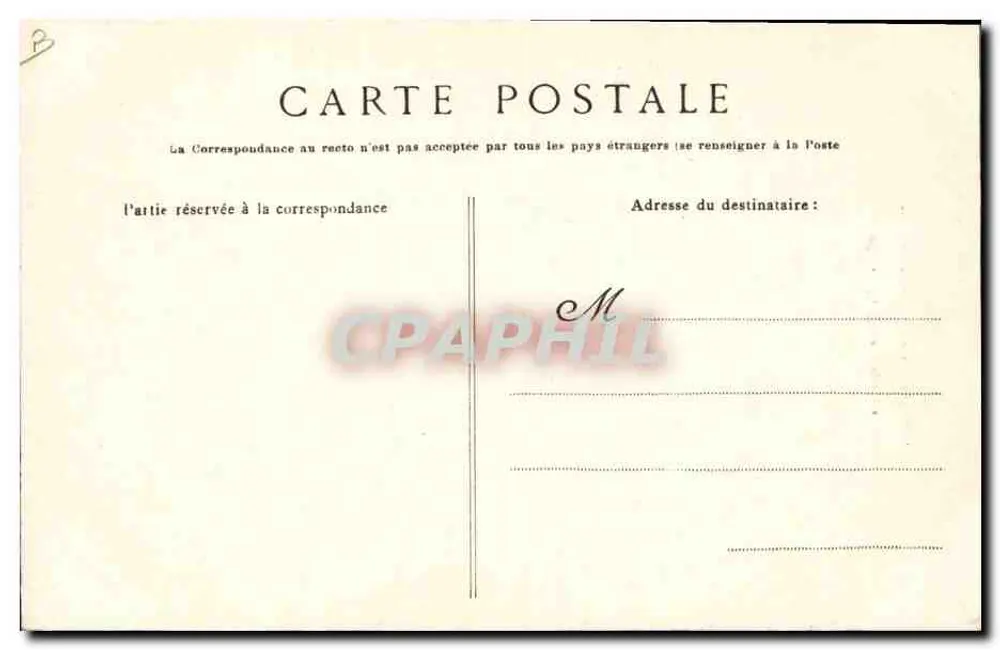 Gemüsehändlerin — Au Pays Creusois — A. DE NUSSAC, Verlag, Gueret - Rückseite