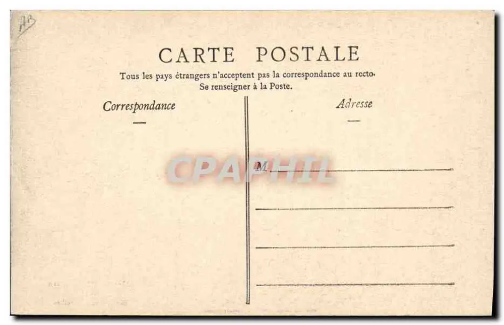 Bottelwaschen — Moët & Chandon — Imp. Chorue, Épernay (Dép. 77) - Rückseite