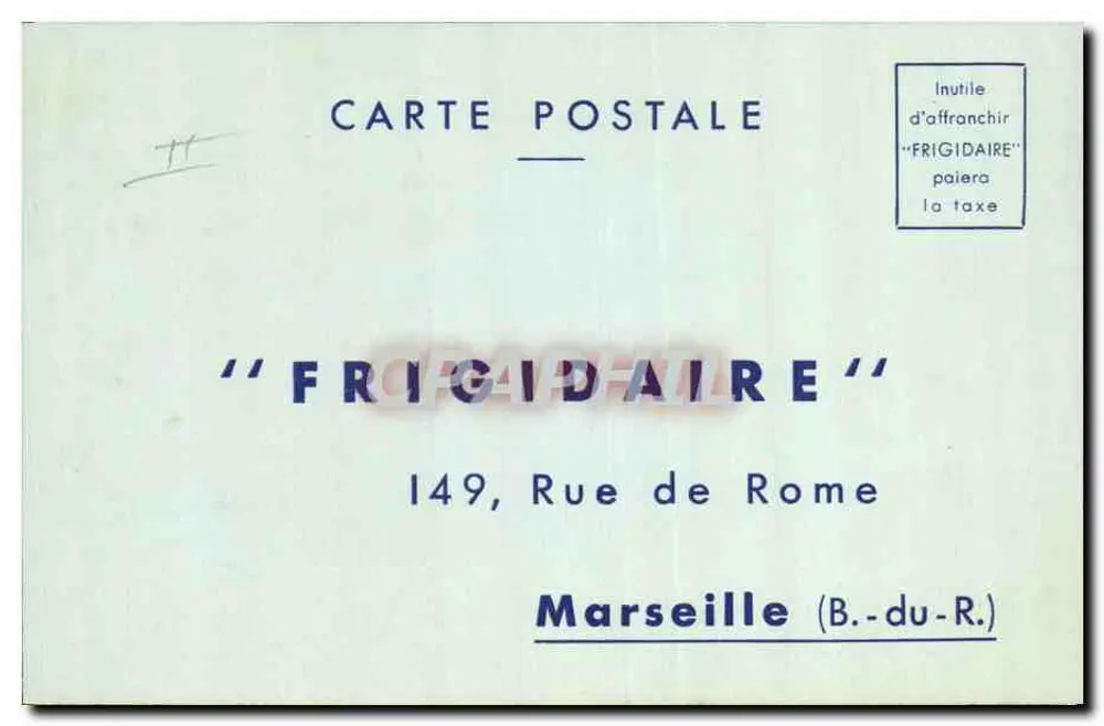 Frigidaire — 149, Rue de Rome — Marseille (B.-du-R.) - Vorderseite