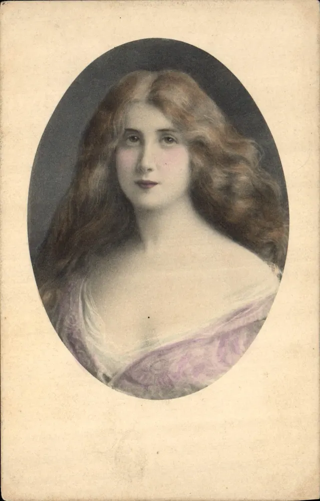 Porträt einer Frau — Verlag M. M. Vienne, Nr. 352 - Vorderseite
