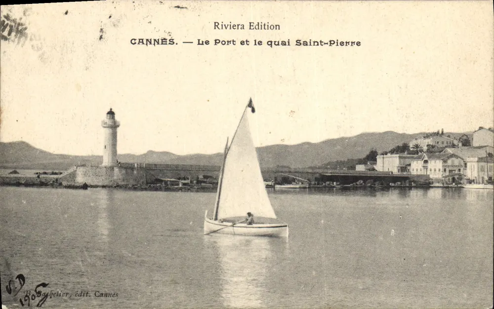 CANNES — Der Hafen und der Quai Saint-Pierre — Riviera Edition - Vorderseite