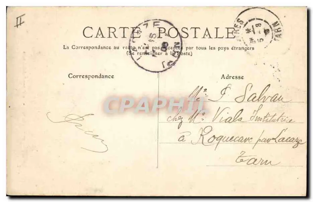 CETTE - Le Phare Saint-Louis — éditeur Edition X, n° 165 - Verso