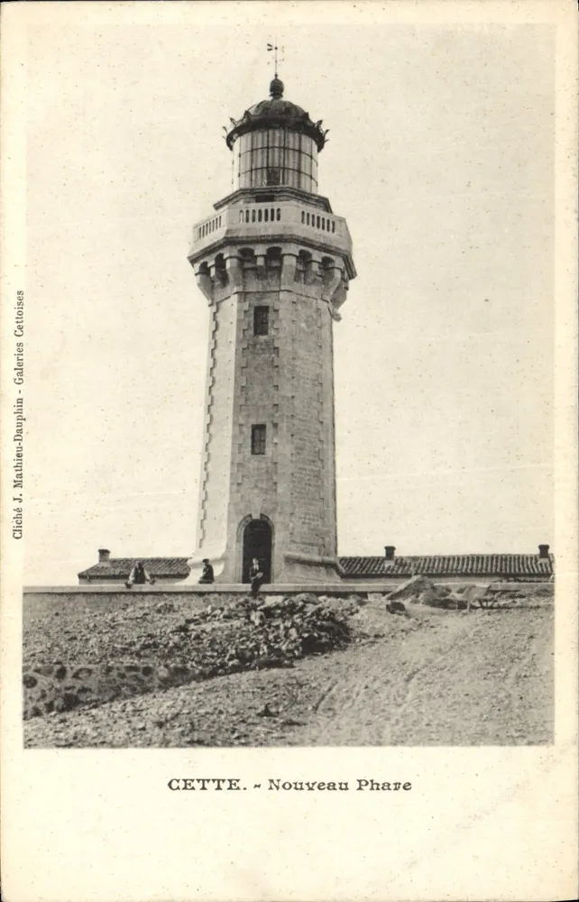 CETTE - Novo Farol — Galeries Cettoises, cliché J. Mathieu-Dauphin - Frente