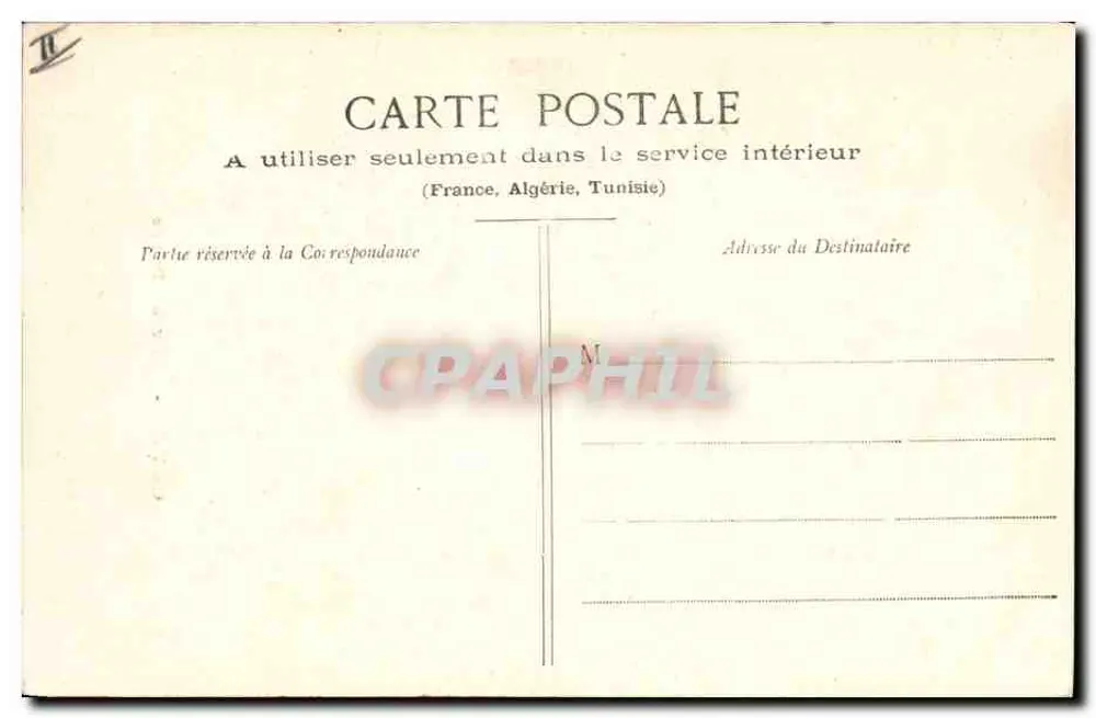 CETTE - Novo Farol — Galeries Cettoises, cliché J. Mathieu-Dauphin - Verso