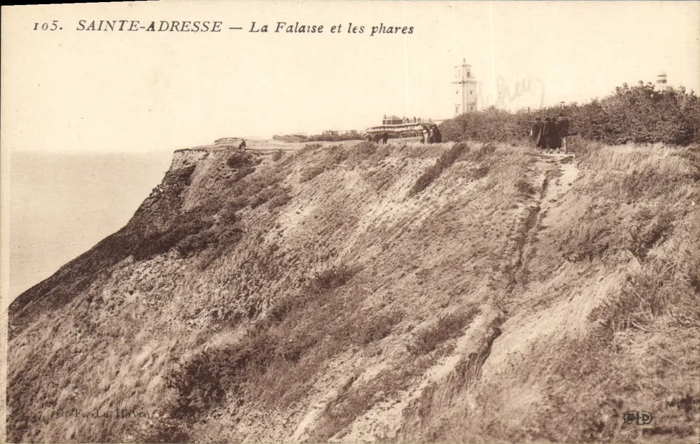 Sainte-Adresse — Die Klippe und die Leuchttürme — Verlag La Havane, Nr. 105 - Vorderseite