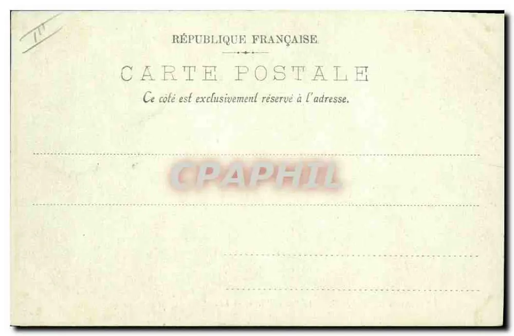Environs de Dieppe — O Farol de Ailly — LL - Verso