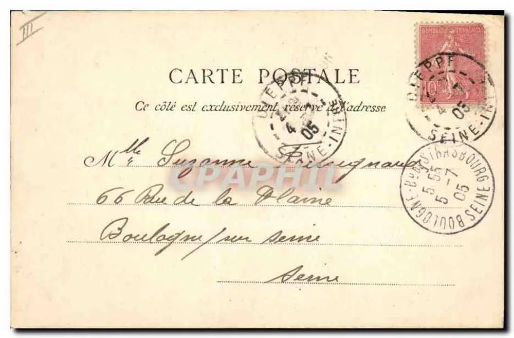 Dieppe — O Farol — A Normandia, n° 5436 - Verso