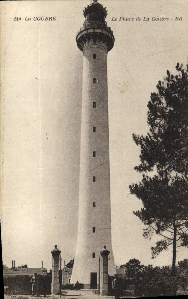 O Farol de La Coubre - BR — editor Bloch Frères, Bordeaux — n° de série 114 - Frente