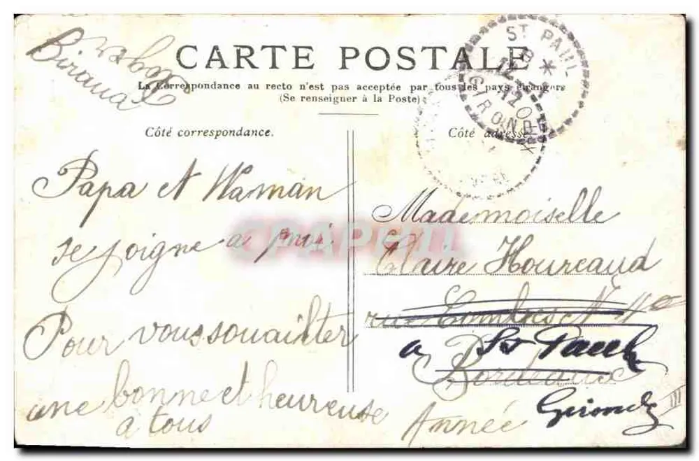 Royan — Torre de Cordouan — Editor: Cliché das Novas Galerias - Verso