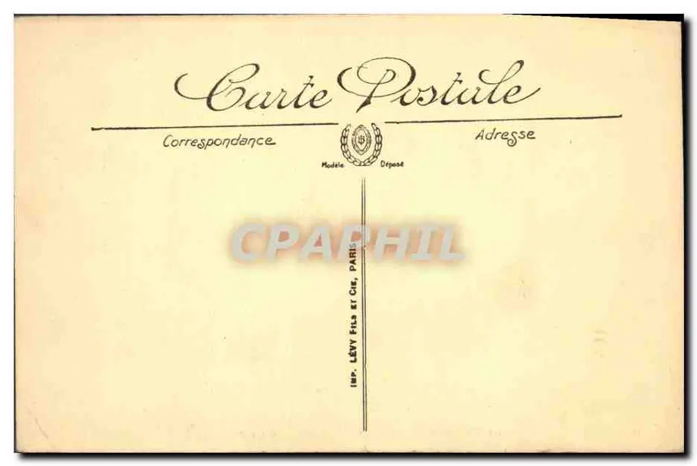 Le Tréport — Efeito de ondas na ponta — Edição especial Nouvelles Galeries, n° 53 - Verso