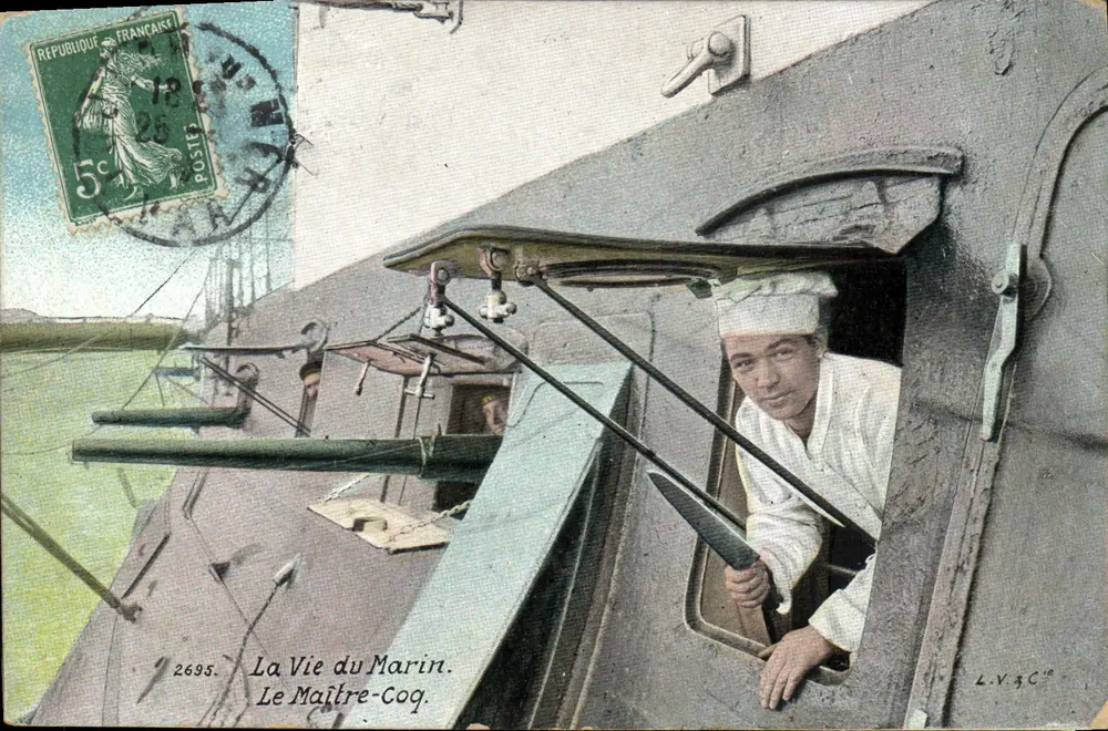Das Leben des Seefahrers. Der Meisterkoch. — Serie 2695 — L.V.C. (Verlag) - Vorderseite
