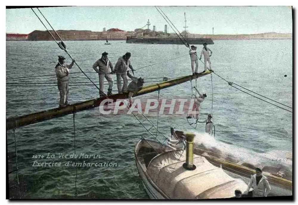 Bootübung — Das Leben des Seemanns — Serie 2674 - Vorderseite