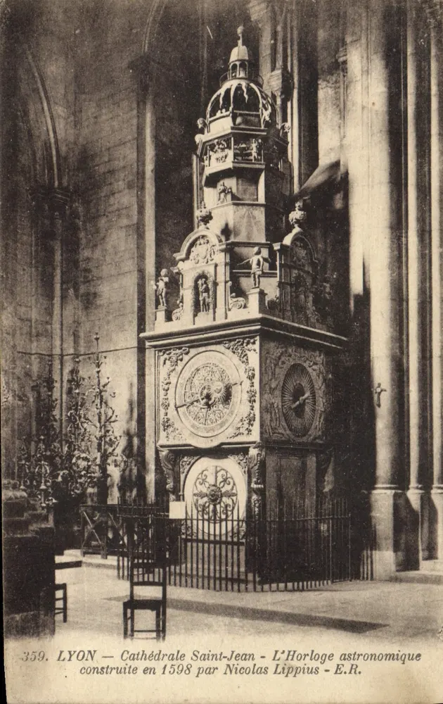 LYON — Kathedrale Saint-Jean — Die Astronomische Uhr — E.R. n°359 - Vorderseite