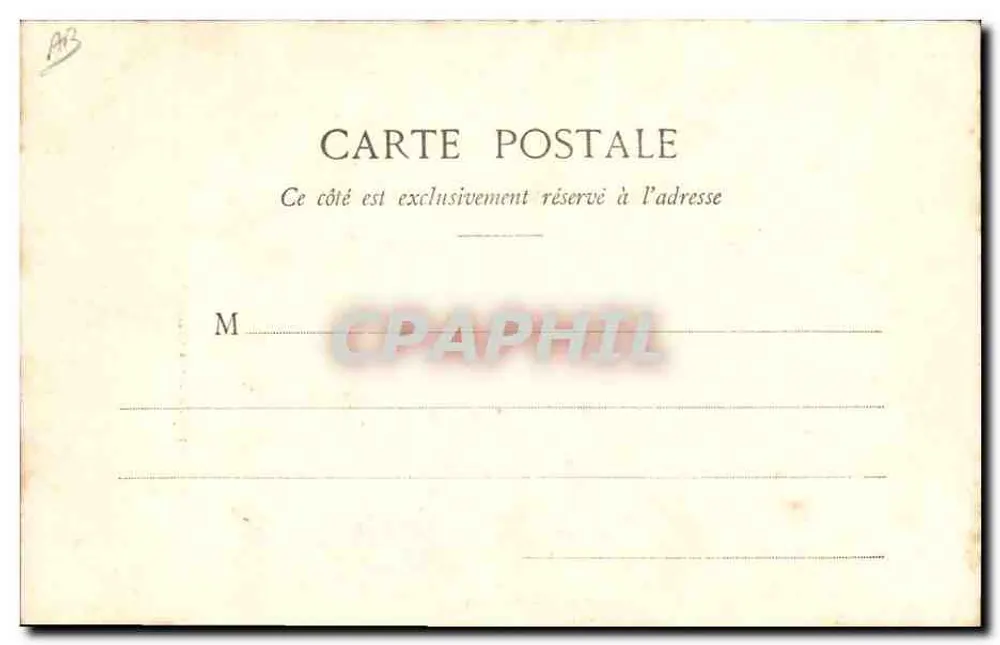 Camponesa Creusana — série 73 — A. de Nussac, Editor Guéret - Verso