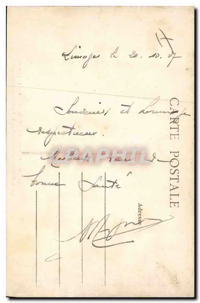 A Bourrée Limousina — 4a Figura - A Ritornela — Le Limousin Illustré, n° 629 - Verso