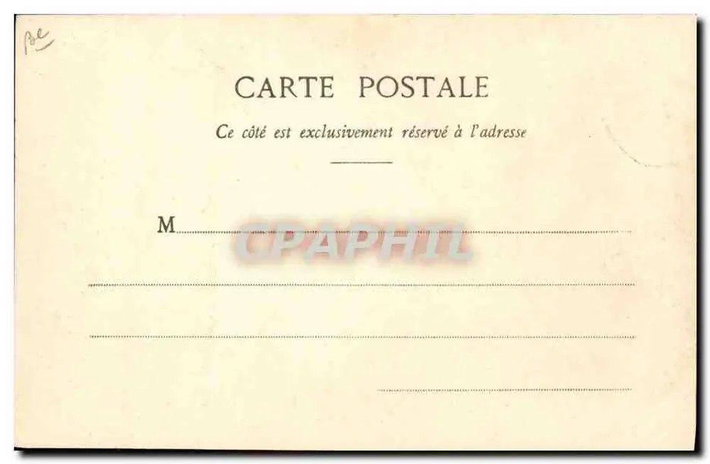 Épernay, das Binden — Weinbergarbeit — Fot. Em. Choque, Épernay (Dep. 51) - Rückseite