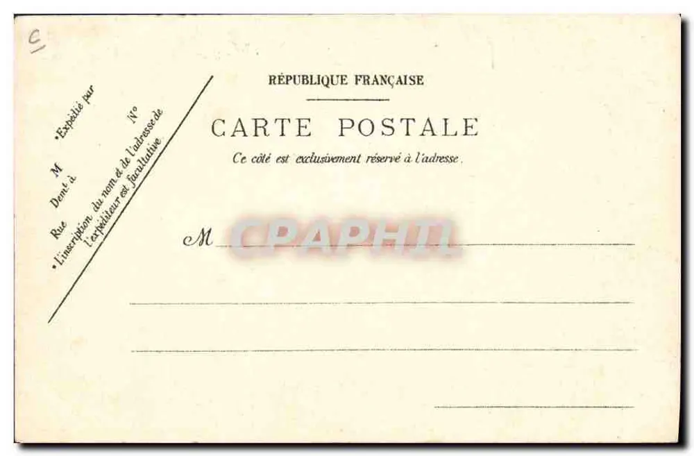 Epernay, le 190 — Die Arbeit der Weinrebe. Das Hachieren — Foto. Em. Chogue, Druck. Edil, Epernay (Deposité) - Rückseite