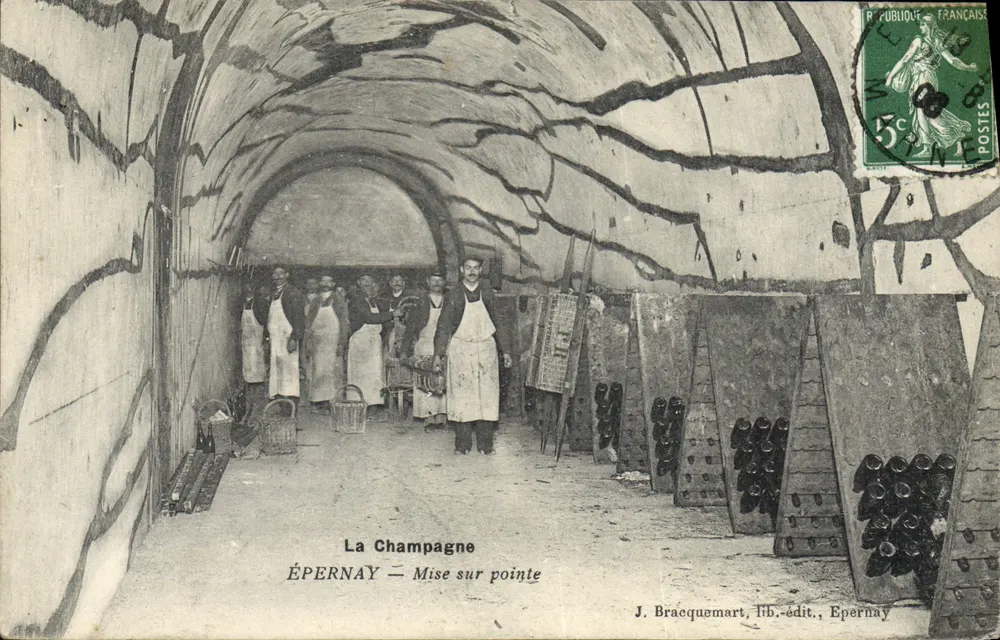 Épernay — Mise sur pointe — J. Braçquemart, Épernay - Frente