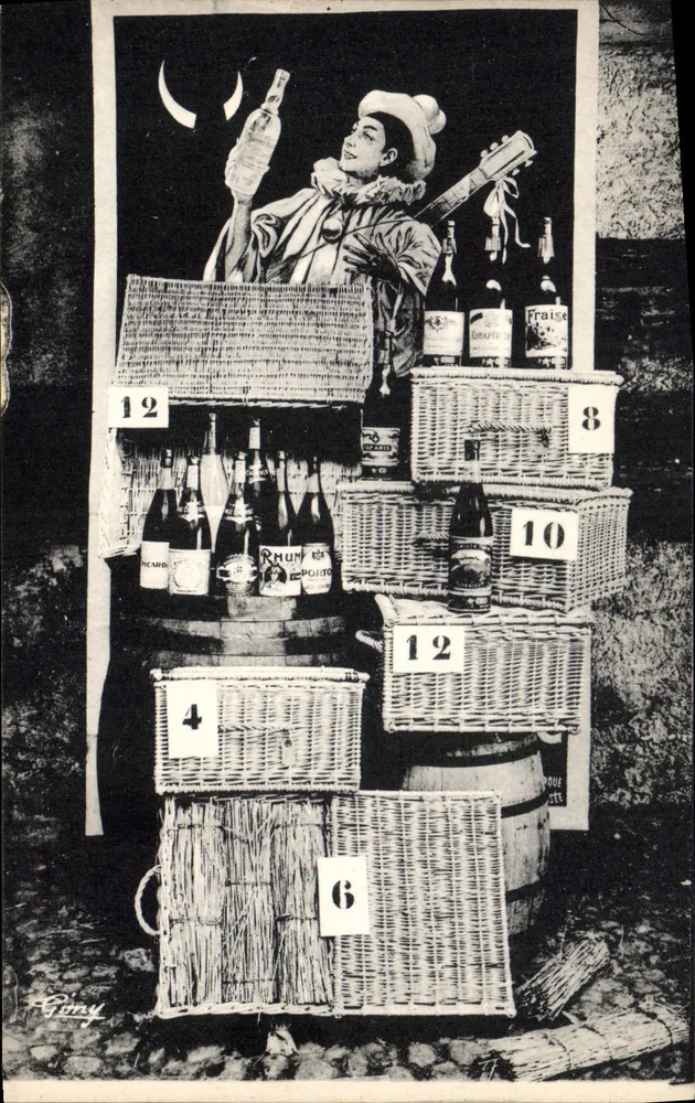 Vendedor de bebidas alcoólicas — Vigneron — Gony - Frente