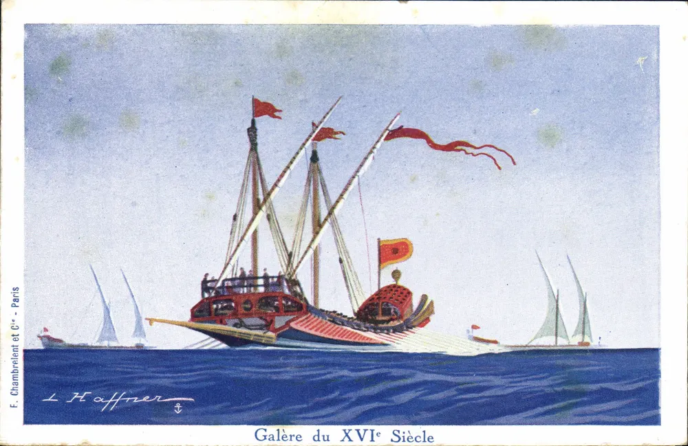 Galere des 16. Jahrhunderts — F. Chambrient et Cie - Paris, L. Haffner - Vorderseite