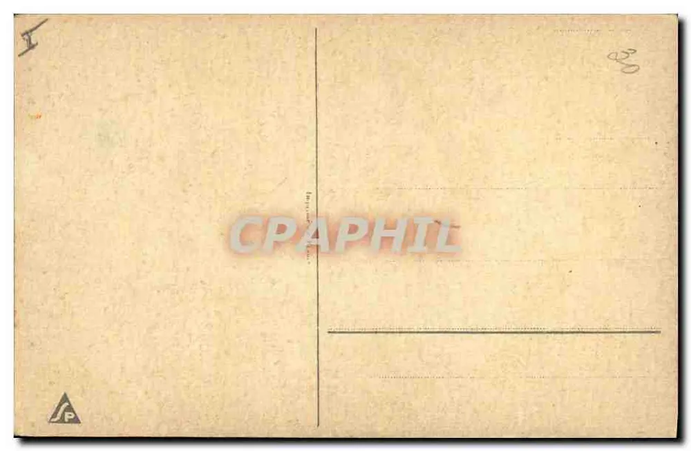 Bouquet van rozen — in een hoge vaas — uitgever J.P. Paris, n° 123 - Achterkant