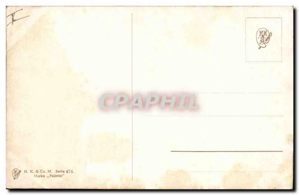 Resgate no mar — noite — editor H. K. & Co. M. n° 474 - Verso