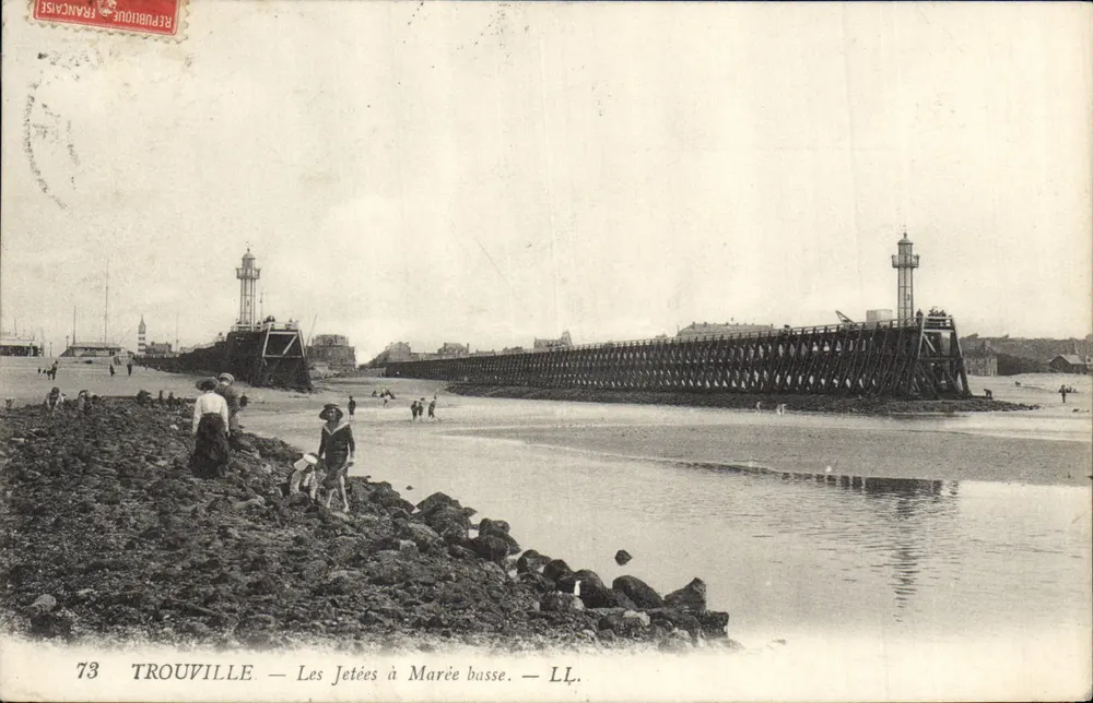 TROUVILLE — As Pontas à Maré Baixa. — LL. — N° 73 - Frente