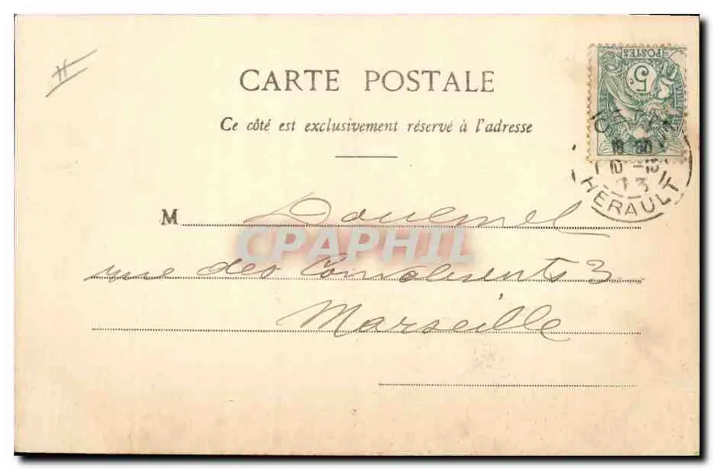 CETTE - Regreso de las embarcaciones de pesca — Giebld J. Mathias Draaphin - Galeries Cattier - Reverso