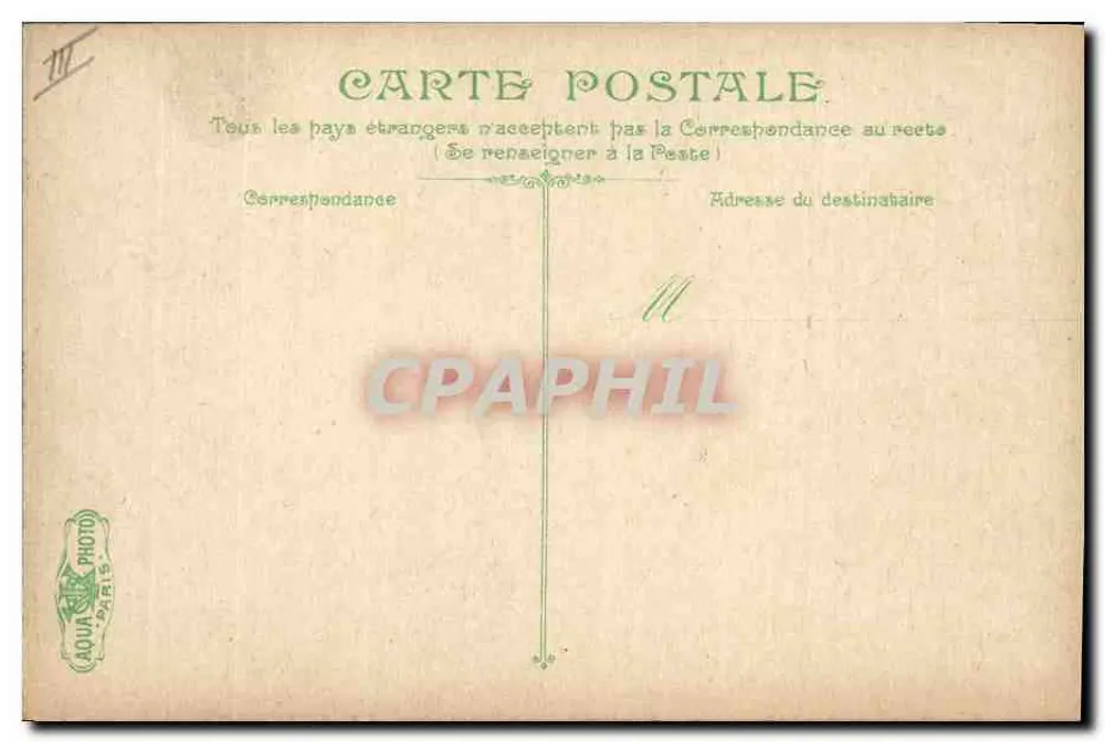 Ein Hängematte — Das Leben des Seemanns — Verlag L.V.S.C. n° 2715 - Rückseite