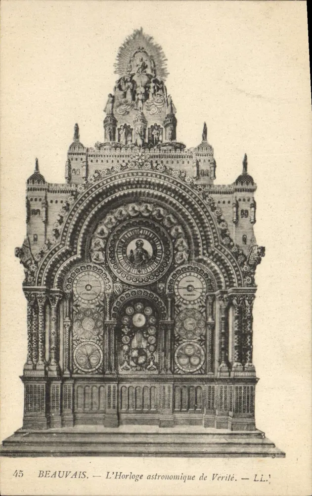 Beauvais — A Relógio Astronômico de Verilé — LL.A. - Frente