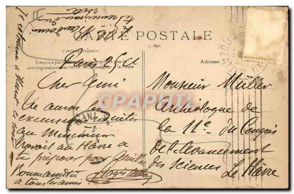 Paris — Palais de Justice — Grosse Horloge von Germinal Pilon - Rückseite