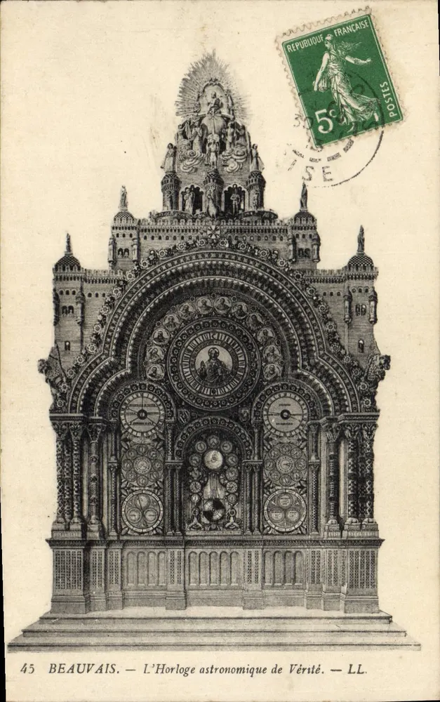 Beauvais — Die astronomische Uhr der Wahrheit — LL. n°45 - Vorderseite