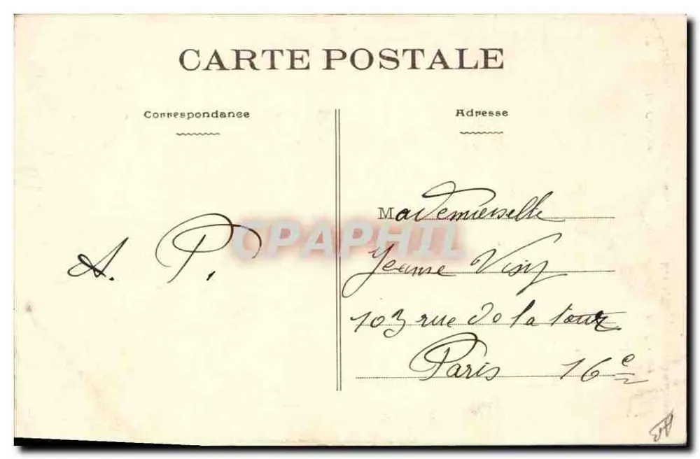 Kobieta w Corrèze nosząca koszyk — W Corrèze — n°62 - Rewers