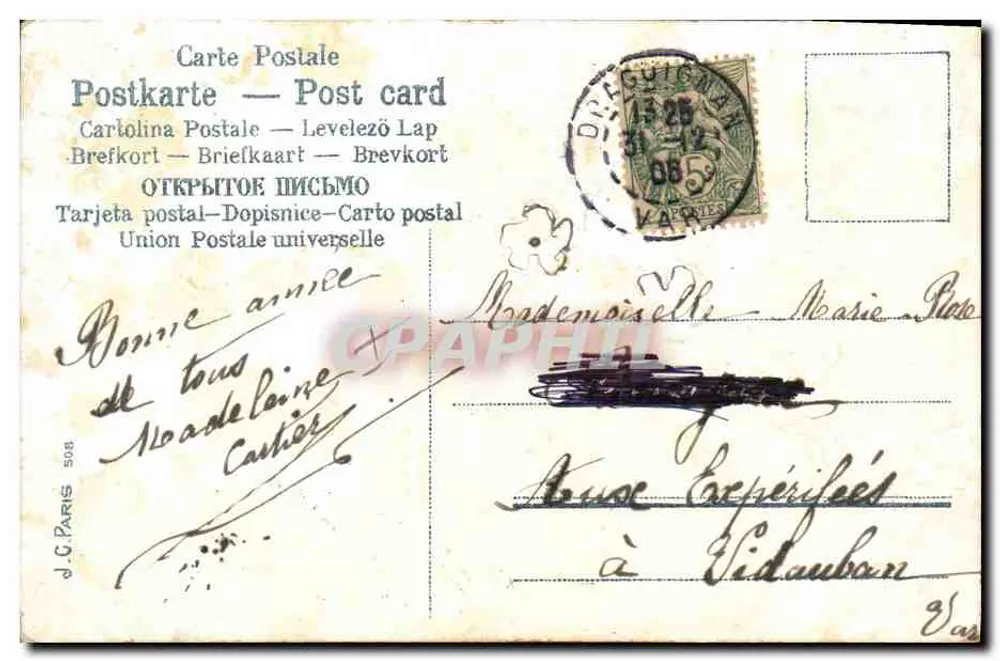 365 Dias Felizes — J.C. Paris, n°508 - Verso