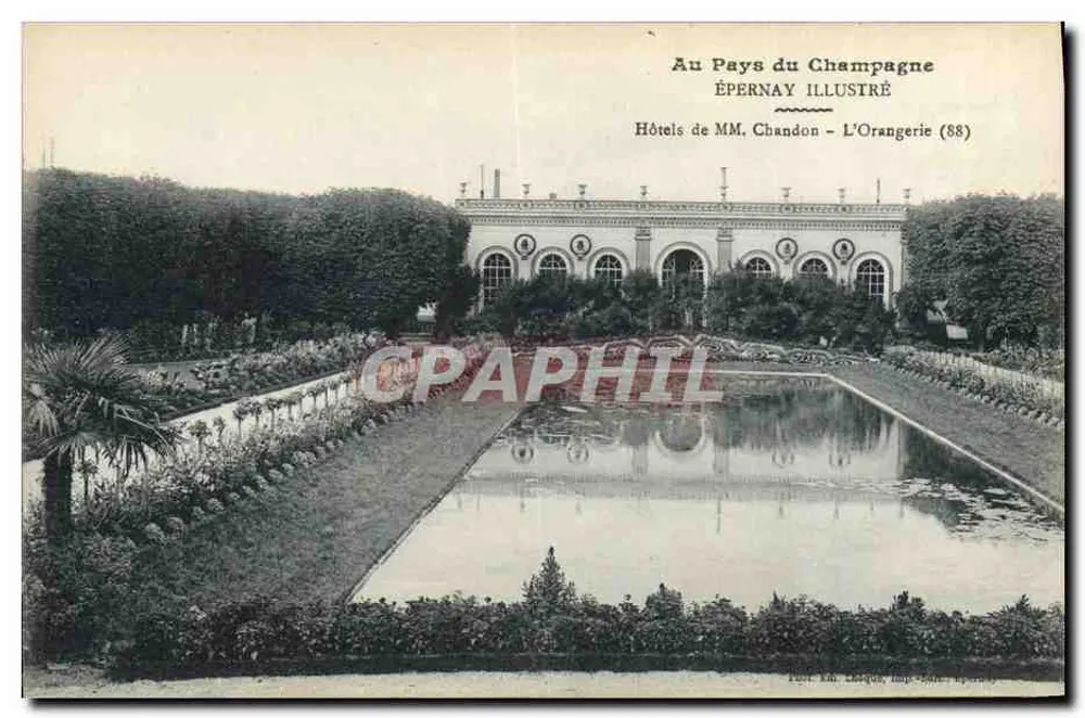 Épernay — Hotels der Herren Chandon - Die Orangerie (88) — Épernay Illustré - Vorderseite