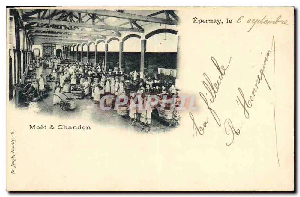 Épernay — Oficina de Moët & Chandon — De Jongh, Neuilly-s.-S. - Frente
