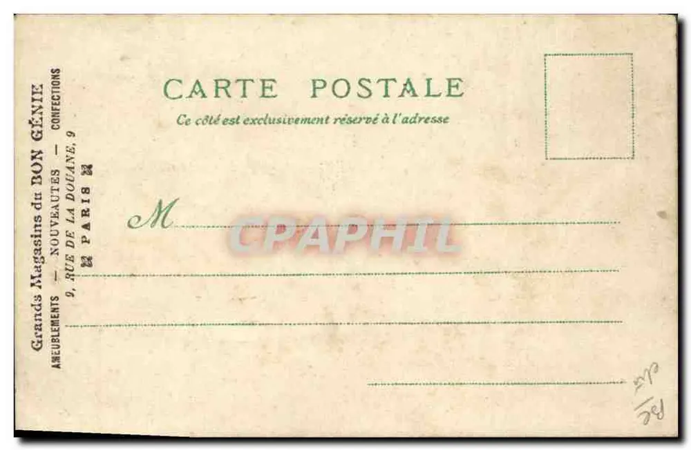 O Maréorama — Exposição Universal de 1900 — G. B. Importado - Verso
