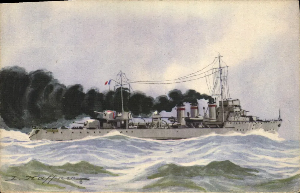 Torpedoboot « Siroco » — Sammlung der Seefahrt- und Kolonialliga — I. Kauffner - Vorderseite