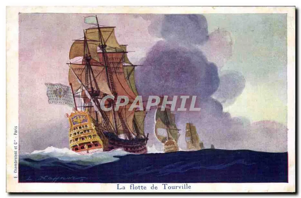 Die Flotte von Tourville — Verlag E. Chambrelon et C° - Paris - Vorderseite