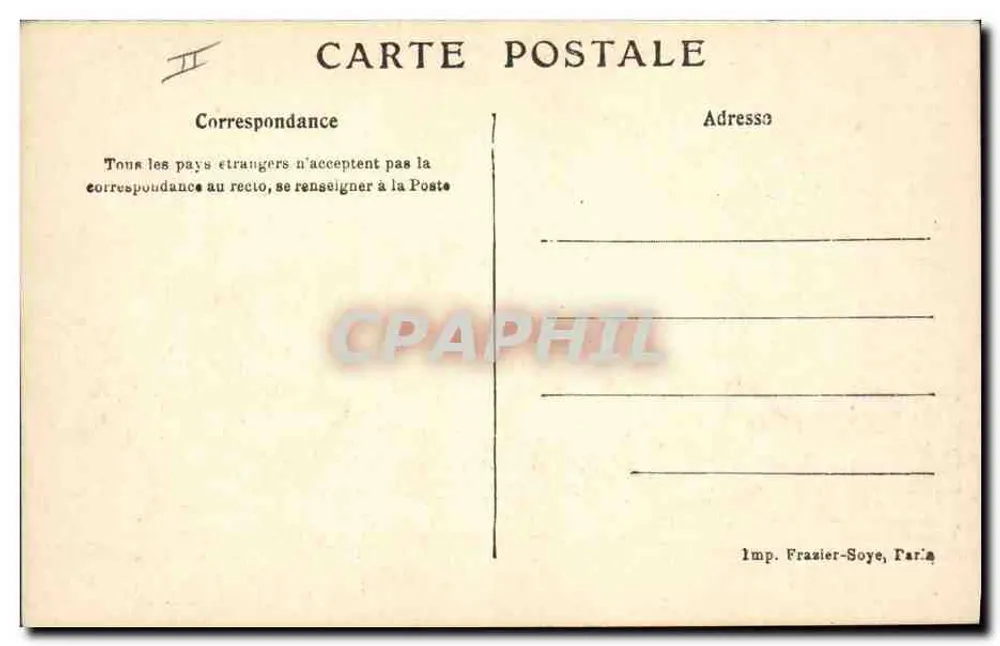 La Marine Française — 2. Croiseurs et avisos — Ligue Maritime Française, 8, Rue La Boétie, Paris - Rückseite